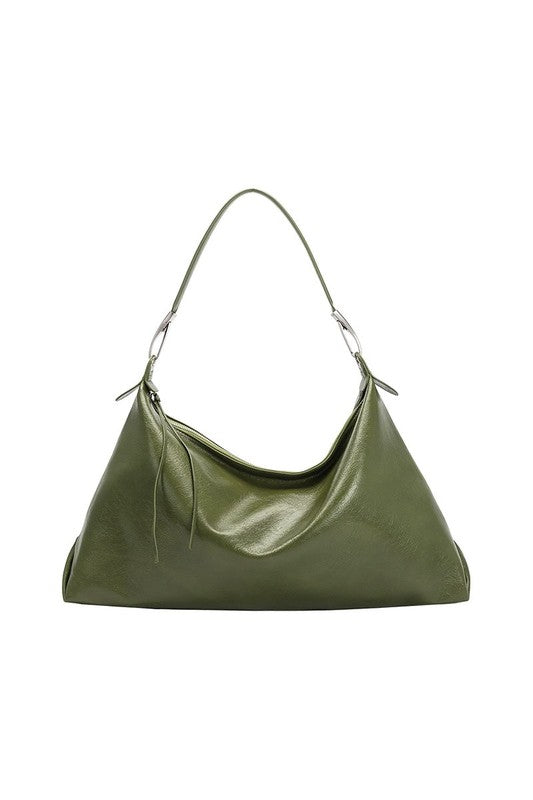 NWT melie bianco outlet abercrombie bridgette large hobo Shoulder Bag green