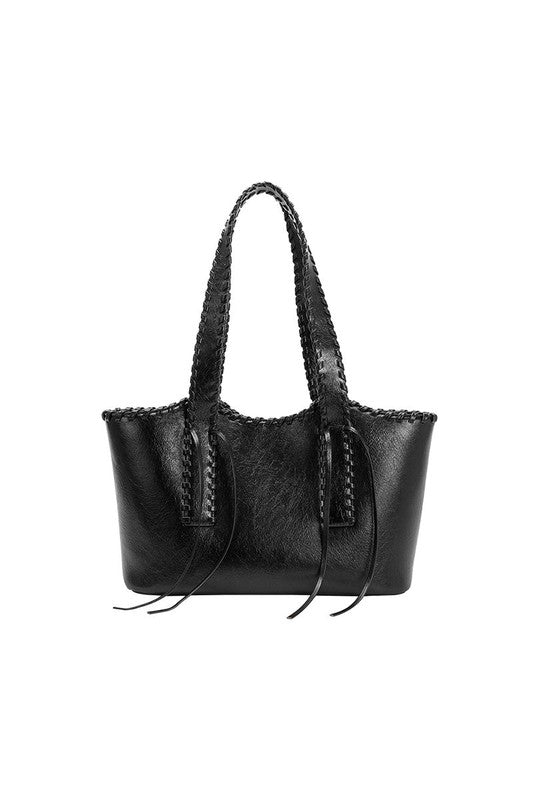 Melie Bianco Phoebe Whipstitch Shoulder Bag