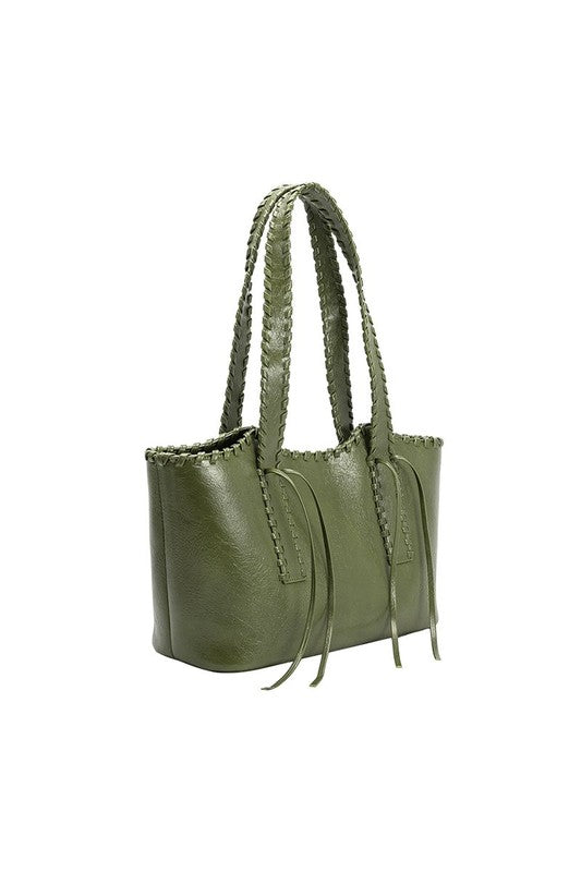 Melie Bianco Phoebe Whipstitch Shoulder Bag