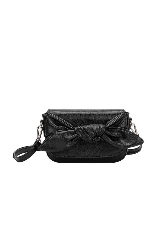 Melie Bianco Faye Bow Crossbody Bag