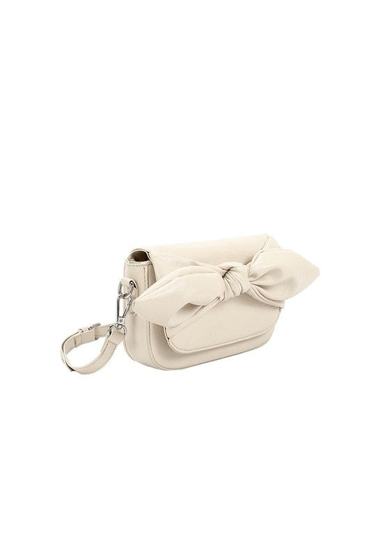 Melie Bianco Faye Bow Crossbody Bag