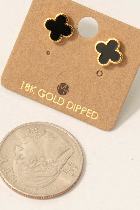 Mini Clover Stud Earrings
