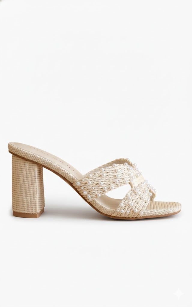 Celena Pearl Embellished Sandal