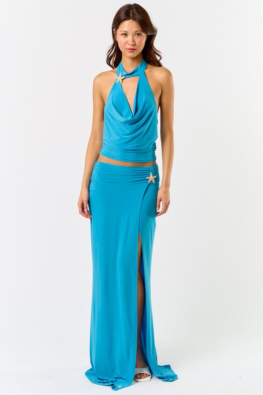 Aluna Starfish Maxi Skirt – Lithologie - Main Image