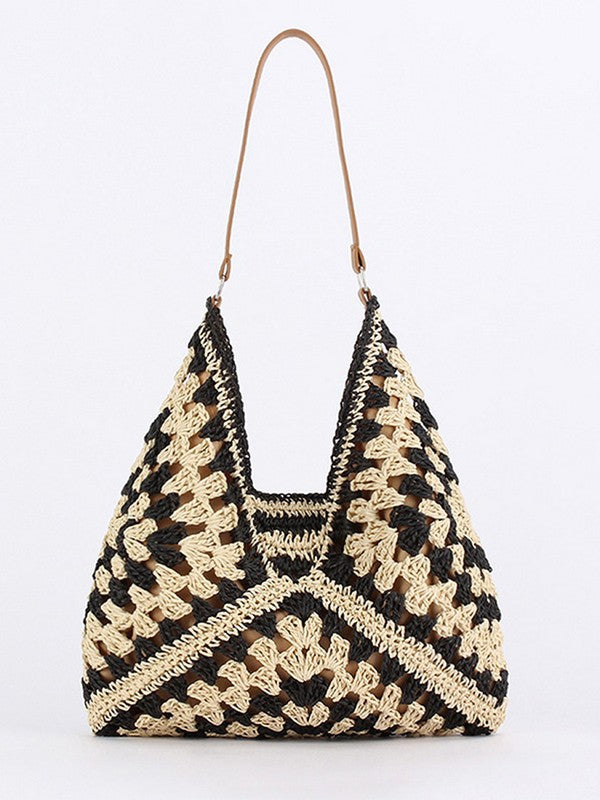 Full of Sunshine Woven Straw Shoulder Bag