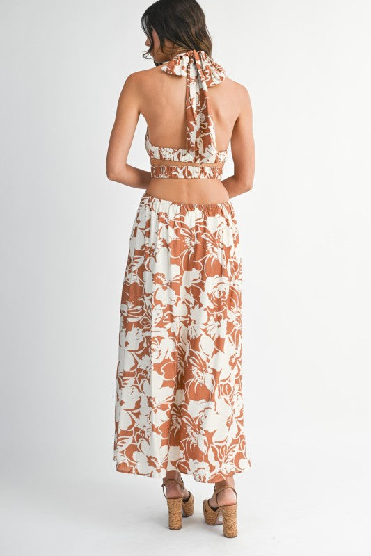 Sip And Sunset Midi Dress