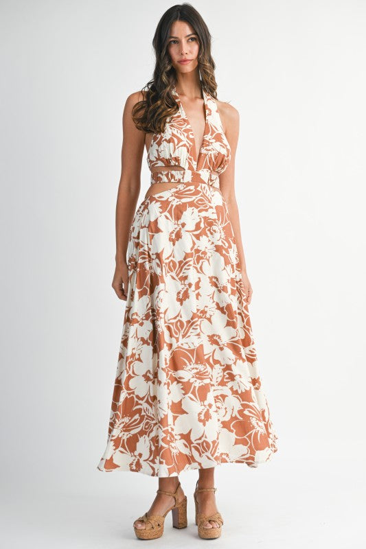 Sip And Sunset Midi Dress