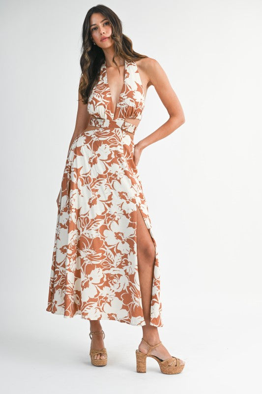 Sip And Sunset Midi Dress