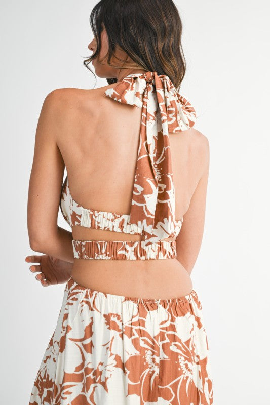 Sip And Sunset Midi Dress