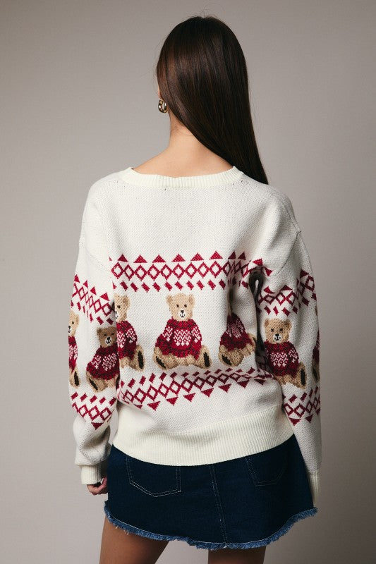 Bear With Me Holiday Sweater