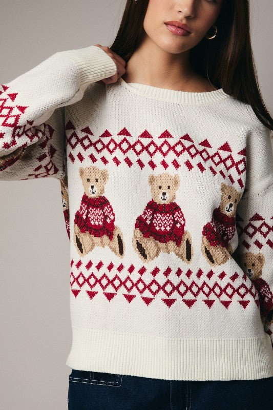 Bear With Me Holiday Sweater