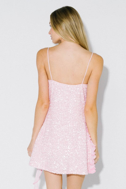 Party Shimmer Sequin Mini Dress