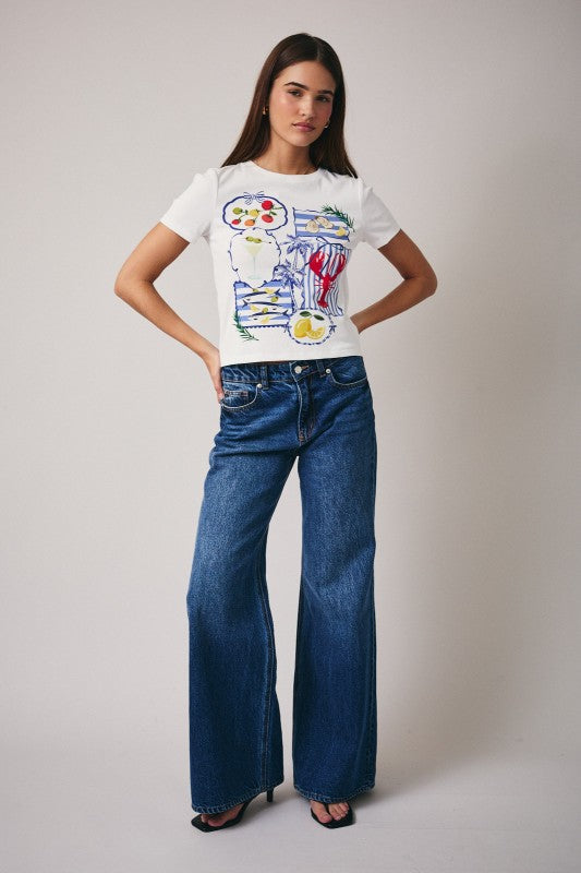 Ferry Lunch Cotton Tee