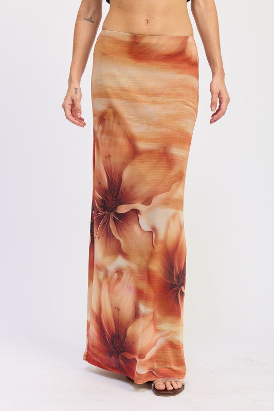 Tulum Dusk Maxi Skirt