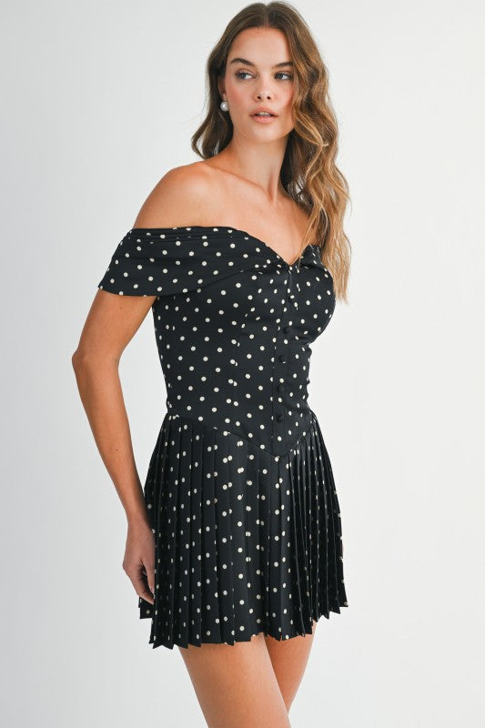 Sweet Spot Off Shoulder Mini Dress