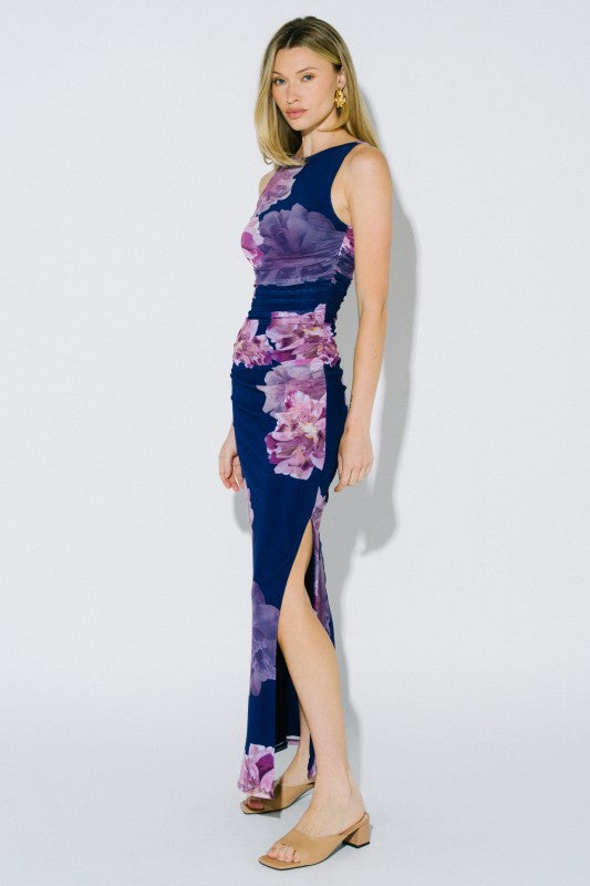 An Evening Between Cities Midi Dress