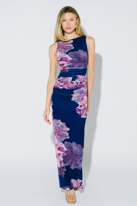 An Evening Between Cities Midi Dress