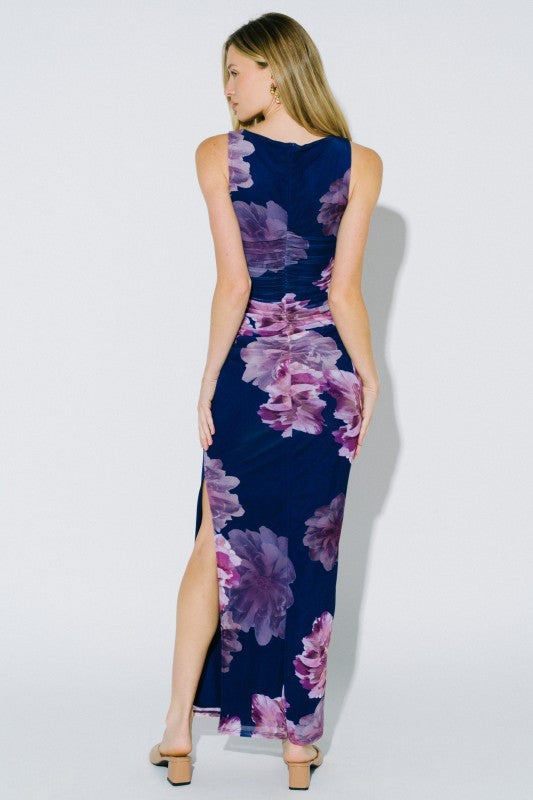 An Evening Between Cities Midi Dress