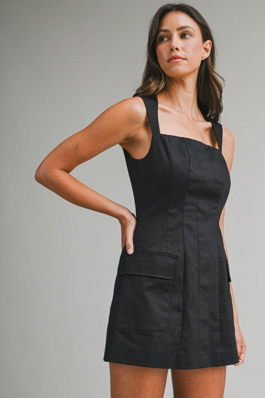 Always Classy Cargo Pocketed Mini Dress