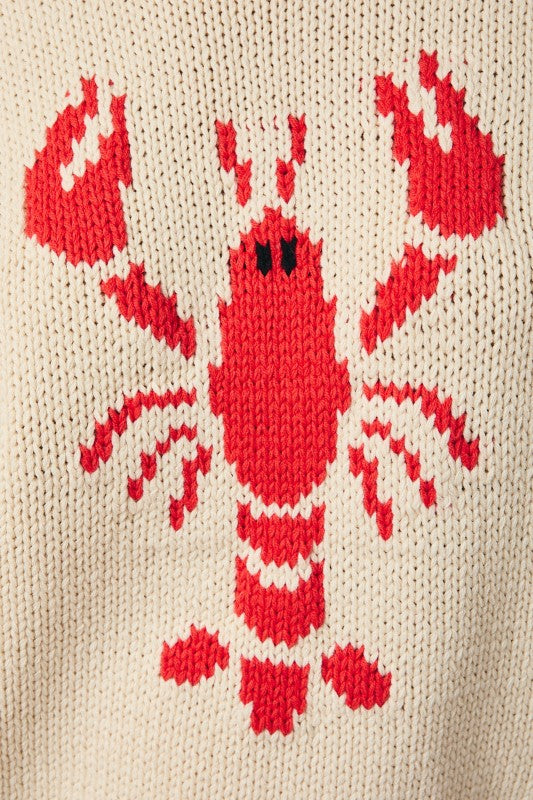 Nantucket Lobster Sweater Vest
