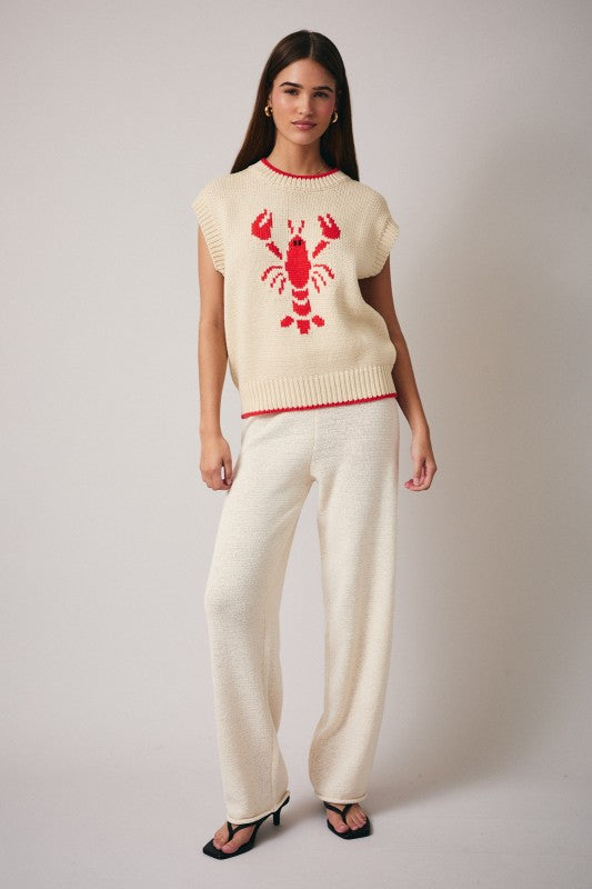 Nantucket Lobster Sweater Vest