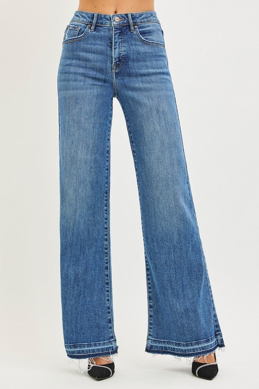 Straight Forward Wide Leg Jeans