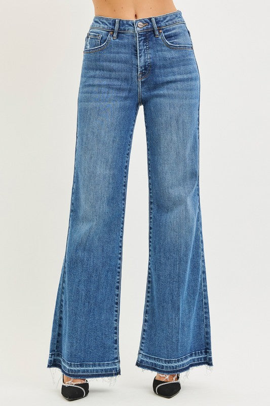 Straight Forward Wide Leg Jeans