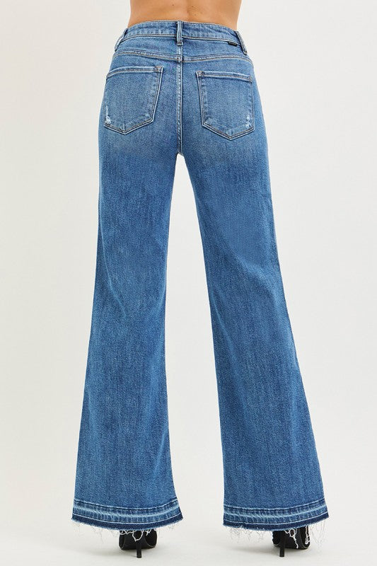 Straight Forward Wide Leg Jeans