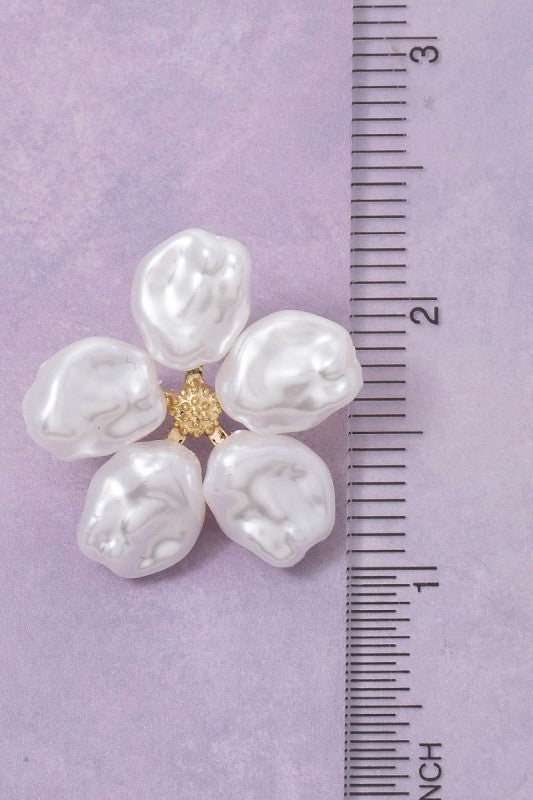 Pearl Garden Stud Earrings