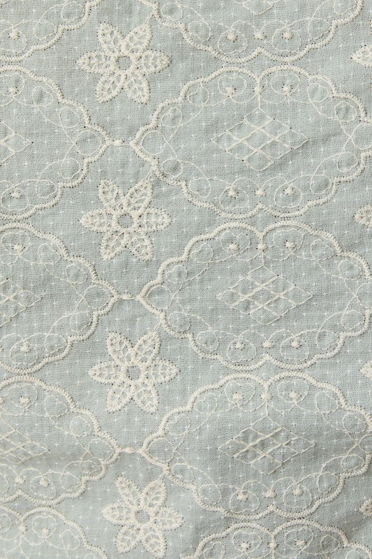 Sunny Afternoon Lace Vest Top