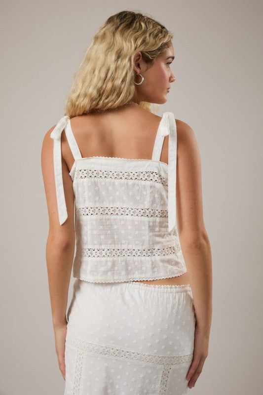 Sunshine Plans Lace Top