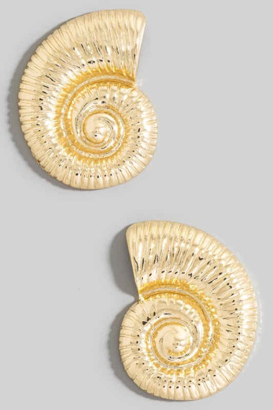 From the Shore Nautilus Earrings