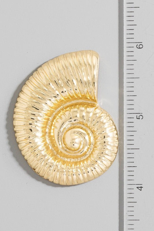 From the Shore Nautilus Earrings