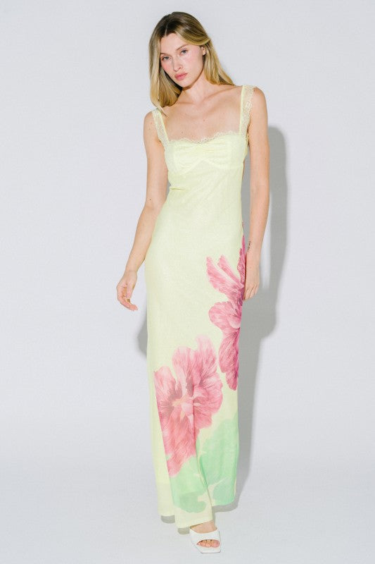 Summer Heirloom Floral Maxi Dress