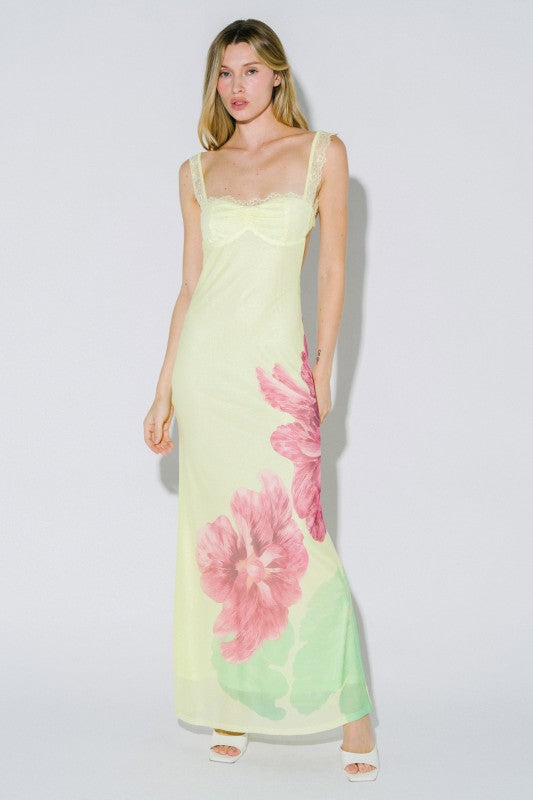 Summer Heirloom Floral Maxi Dress