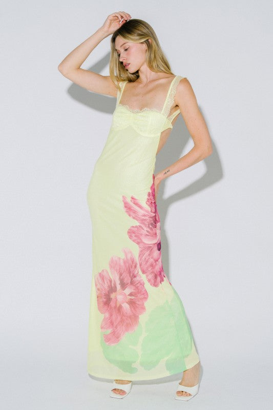 Summer Heirloom Floral Maxi Dress