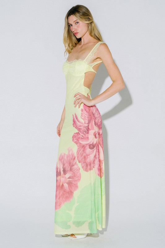 Summer Heirloom Floral Maxi Dress