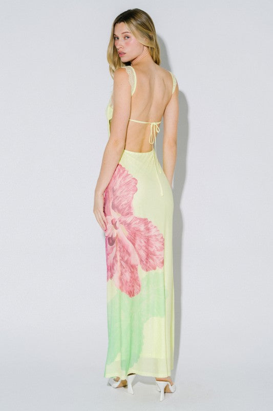 Summer Heirloom Floral Maxi Dress