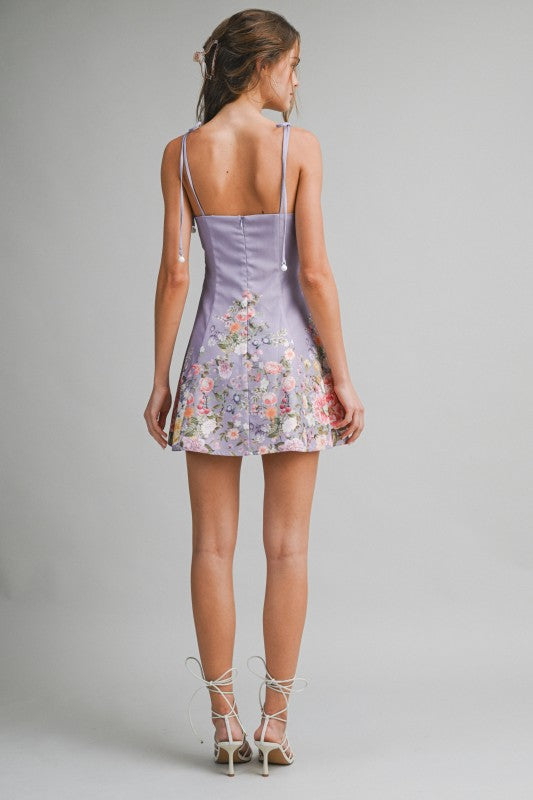 Written in the Flowers Mini Dress