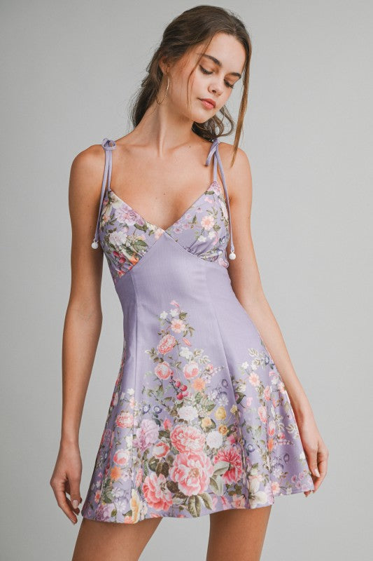 Written in the Flowers Mini Dress