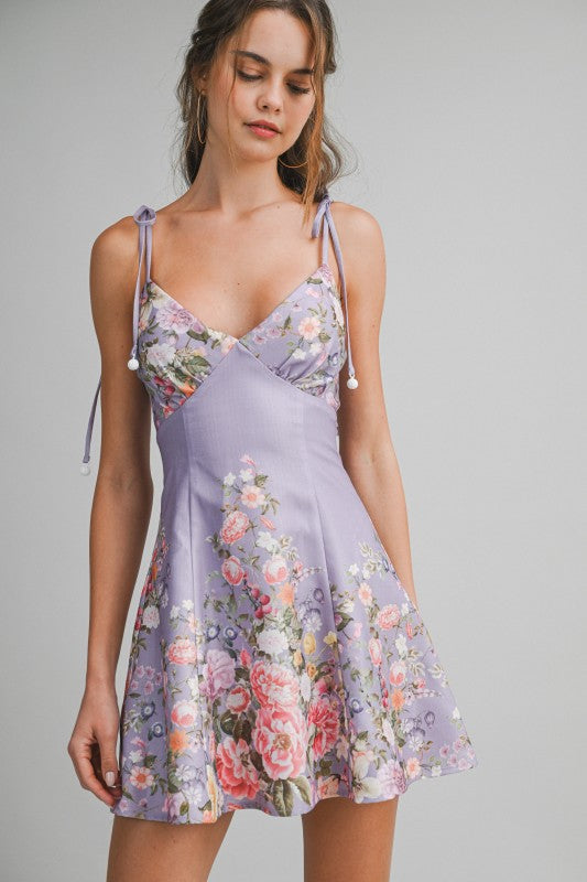 Written in the Flowers Mini Dress
