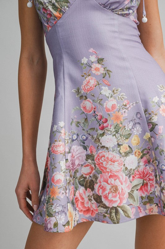 Written in the Flowers Mini Dress