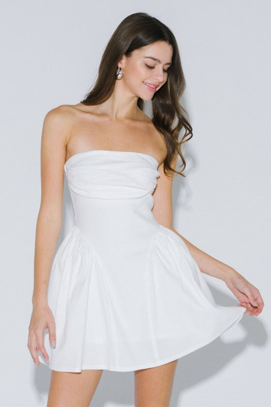 Forever Yours Strapless Mini Dress