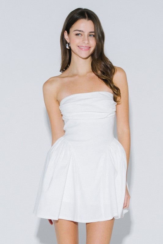 Forever Yours Strapless Mini Dress