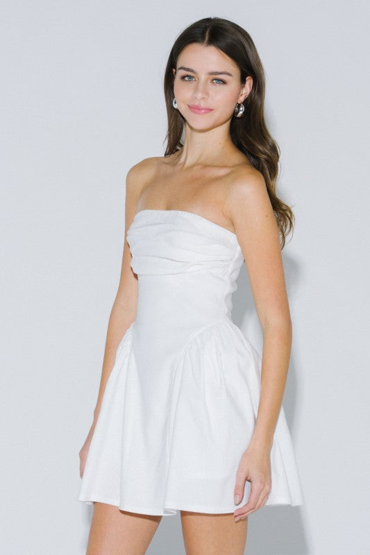 Forever Yours Strapless Mini Dress
