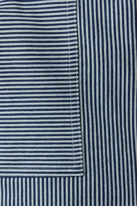 Main Street Striped Mini Skirt