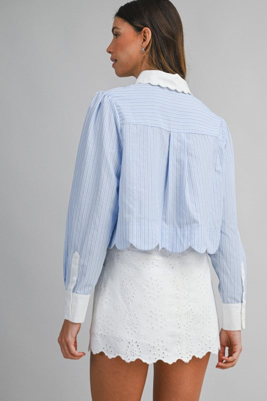 Atelier Eyelet Mini Skirt