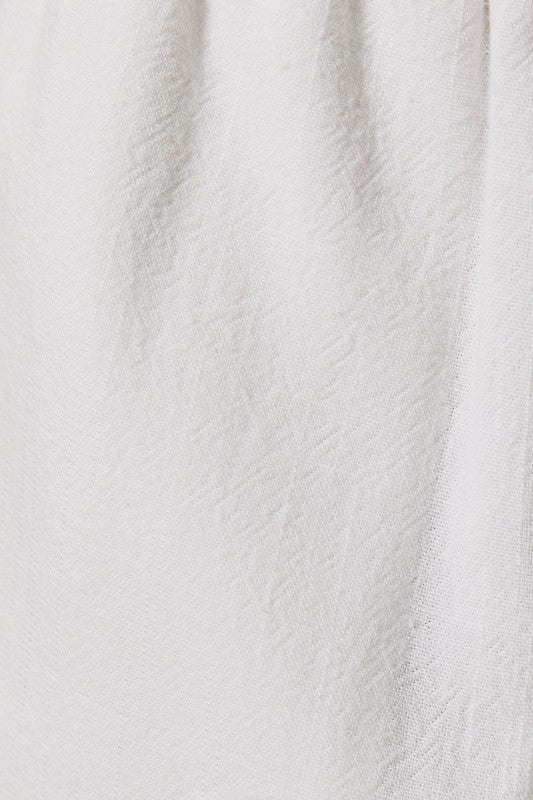 Afternoon Out Lace Linen Top