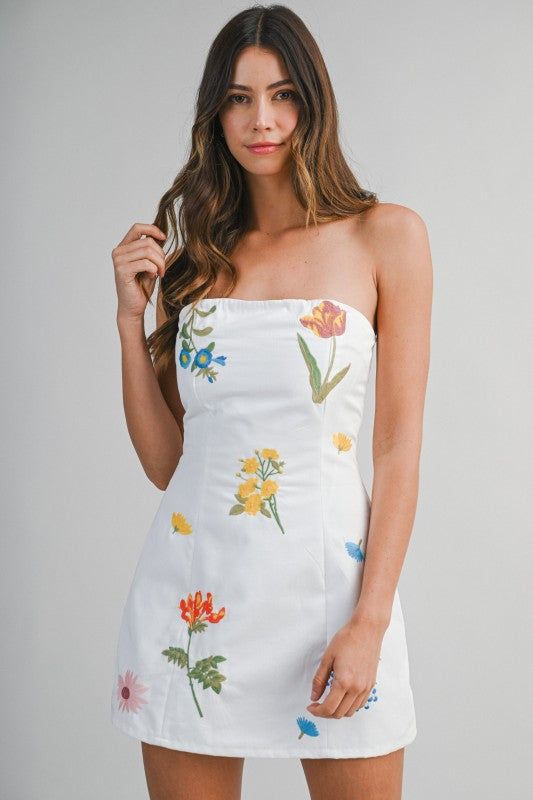 Little Flower Market Mini Dress