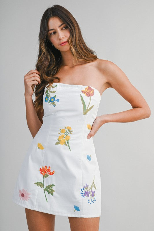 Little Flower Market Mini Dress